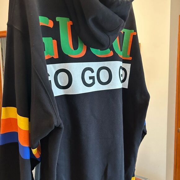 Men's X MLB hooded, cotton sweatshirt size XXL made in Italy, NWT - Picture 5 of 12